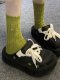 Dongdamen retro, naked holes, socks, net red beggar pile socks, wearing rough needles and rough cotton Dongdamen retro, naked holes, socks, net red beggar pile socks, wearing rough needles and rough cotton