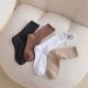 Pure -colored socks Mid -Men's Socks Spring and Autumn Packing Socks Summer Autumn Leisure Sports Socks Pure -colored socks Mid -Men's Socks Spring and Autumn Packing Socks Summer Autumn Leisure Sports Socks