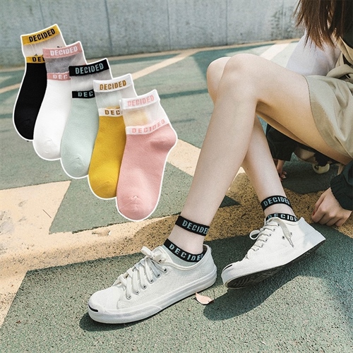 Socks female Korean socks female summer thin boat socks female students shallow sweat absorption, deodorant, non -deodorant hidden socks ins